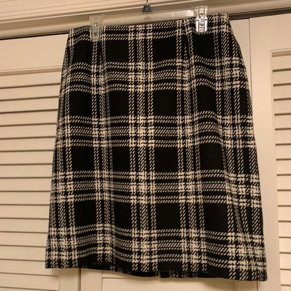 Talbots Woman Plaid Skirt